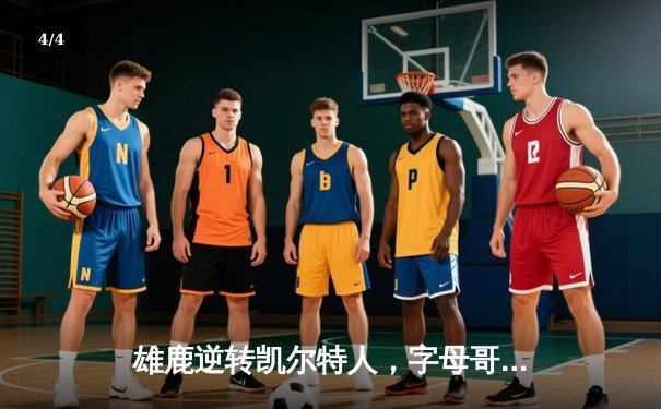 雄鹿逆转凯尔特人，字母哥43分率队锁定季后赛席位 - 4